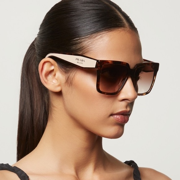 NEW PRADA PR24ZS 07R0A6 WOMEN PRADA BROWN SUNGLASSES SPR 24Z NEW PR24ZSF main image 8